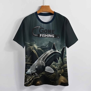 Sturgeon Fishing T-Shirt, Gone Fishing Shirt for Sale by Swaggy Shirt on Etsy, Funny Fishing T-Shirt, Fathers Day Shirt, Best Fisherman Tee
