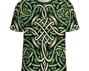 Celtic Knot T-Shirt for Sale by Swaggy Shirt on Etsy, Mens Celtic Knot Shirt, Celtic Knot Graphic Tee, Viking shirt, Tree of Life Yoga Shirt
