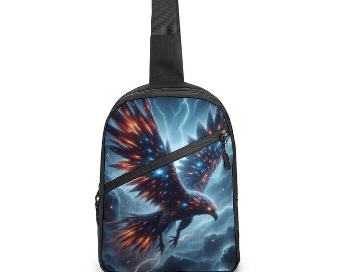 Indigenous First Nations Native Eagle Thunderbird Crossbody Sling Bag for Sale by Swaggy Shirts on Etsy, Native American Eagle Shoulder Bags