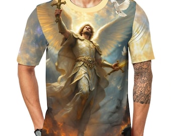 Arch Angel Michael T-Shirt For Sale by Swaggy Shirts on Etsy Store