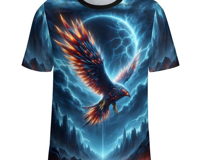 Thunderbird Art T-Shirt for Sale by Swaggy Shirts on Etsy, Native American Shirt, Indigenous Shirt, First Nations Shirt, America Eagle Shirt