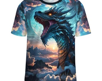 Fantasy Dragon T-Shirt For Sale by Swaggy Shirts on Etsy