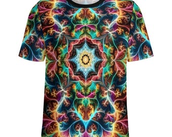 Trippy Fractal Sacred Geometry Shirt For Sale by Swaggy Shirts Online Etsy Apparel Store