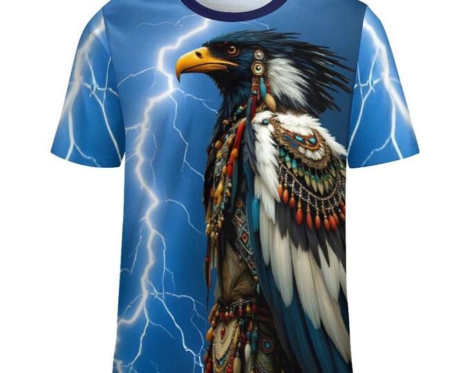 First Nations Shirt, Thunderbird Art T-Shirt for Sale by Swaggy Shirts on Etsy, Native American Shirt, Indigenous Shirt, America Eagle Shirt