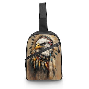 Ursprungsbefolkningens örn axelremsväska till salu från Swaggy Shirts på Etsy, väska med ursprungsbefolkning, axelremsväska med amerikansk örn