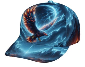 Indigenous First Nations Native Eagle Thunderbird Hat for Sale by Swaggy Shirts on Etsy, Native American Eagle Cap, Thunderbird Baseball Hat