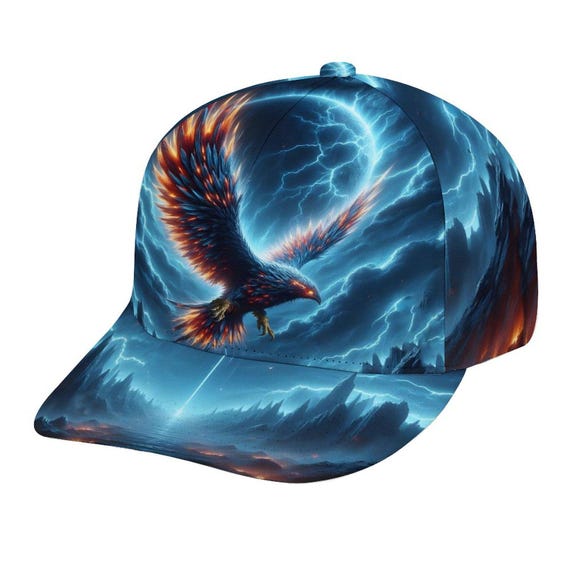 Indigenous First Nations Native Eagle Thunderbird Hat for Sale by Swaggy Shirts on Etsy, Native American Eagle Cap, Thunderbird Baseball Hat