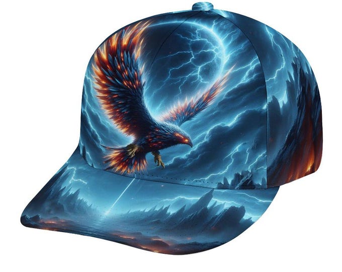 Indigenous First Nations Native Eagle Thunderbird Hat for Sale by Swaggy Shirts on Etsy, Native American Eagle Cap, Thunderbird Baseball Hat
