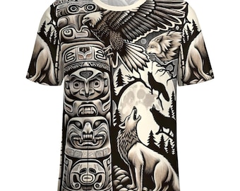 First Nations T-Shirt for Sale by Swaggy Shirts on Etsy, Native American Tee, Indigenous T-Shirt, Nations Art Shirt, Aboriginal Mens T-Shirt