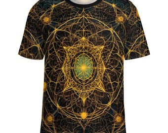 Livets blomma-tröja, t-shirt med helig geometri till salu från Swaggy Shirt på Etsy, psykedelisk t-shirt, festivalkläder, andlig gåva-tröja