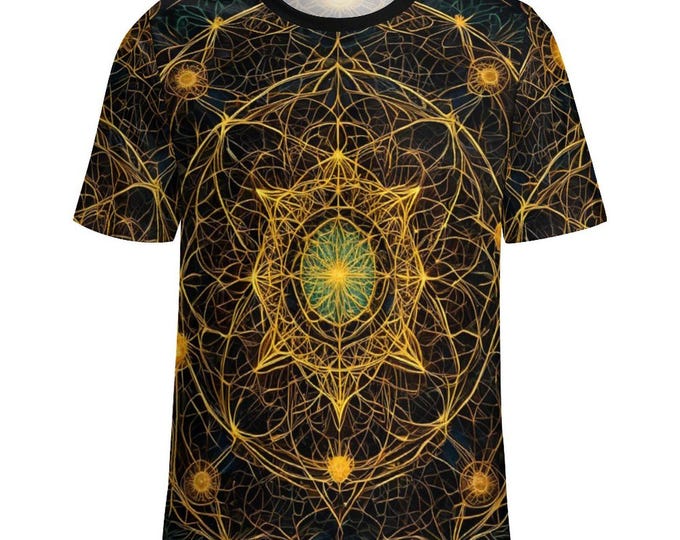 Flower of Life Shirt, Sacred Geometry T-Shirt for Sale by Swaggy Shirt on Etsy, Psychedelic T-Shirt, Festival Clothing, Spiritual Gift Shirt