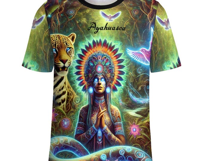 Ayahuasca T-shirt For Sale by Swaggy Shirts Online Etsy Apparel Store, Ayahuasca Lovers Tee, Gift For Boyfriend, Ayahuasca Ceremony Shirt