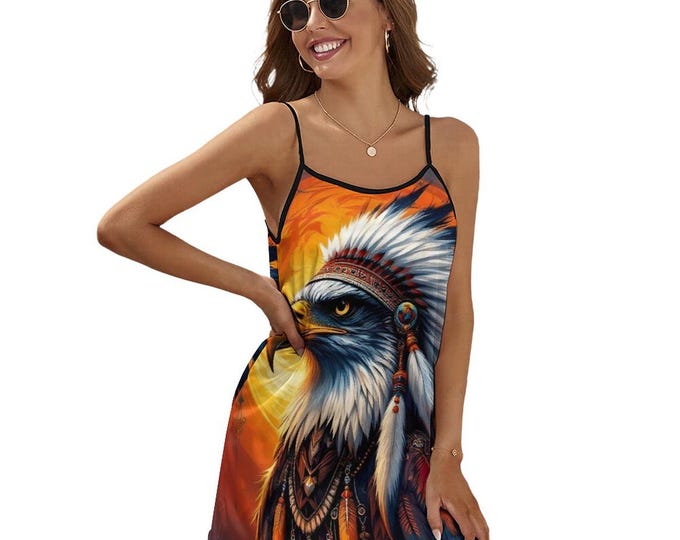 Indigenous Eagle Dress, Native Eagle Dress for Sale by Swaggy Shirts on Etsy, Women's Eagle Dress, American Eagle Dress, First Nations Dress