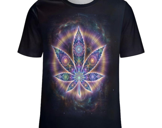Funny Weed Shirt, Geometry Cannabis T-Shirt for Sale by Swaggy Shirts on Etsy, Marijuana Leaf Tee, 420 Stoner Shirt, Cannabis Lovers Shirt