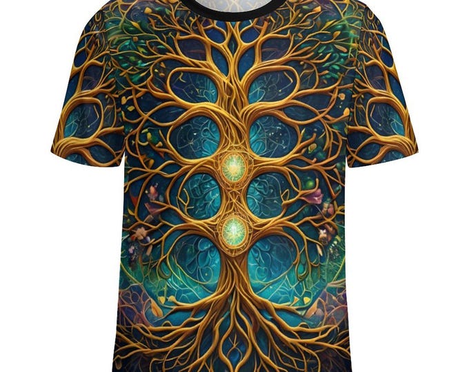 Tree of Life T-Shirt for Sale by Swaggy Shirts on Etsy, Tree Roots Shirt, Nature Lover Gift Shirt, Forest Tree T-Shirt, Adventure Tree Shirt
