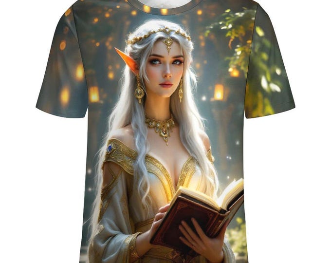 Mythical Goddess Shirt, Elven Goddess T-Shirt of Knowledge for Sale by Swaggy Shirts on Etsy, Magical Goddess Tee, Goddess Lovers Gift Shirt