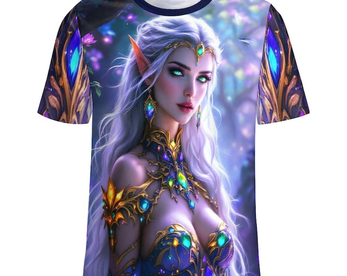 Majestic Elven Goddess T-Shirt for Sale by Swaggy Shirts on Etsy, Mystical Goddess Tee, Goddess Lover Gifts Shirt, Magical Goddess T-Shirt