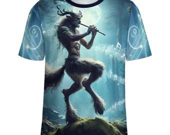 Forest God Shirt, Pan God T-Shirt for Sale by Swaggy Shirts on Etsy, Spiritual Clothing, Wiccan God Tee, The God Pan Shirt, Gift for Fathers