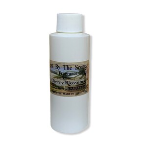 Cherry Blossom - Aroma Fragrance Oil - Just By The Scents - 4 Ounce Bottle - 100% Oil - Made in USA