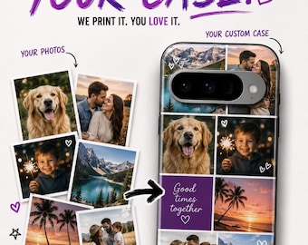 Custom Google Pixel 10, 9, 8, 7 or Pixel 6 Personalized Phone Case