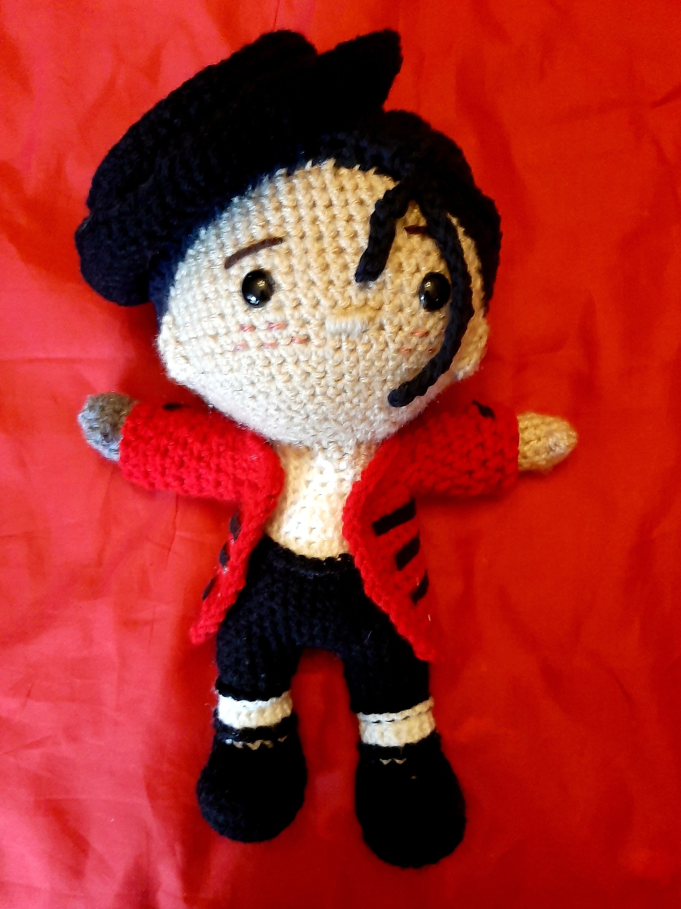 Amigurumi Peluche De Michael Jackson Stuffed Michael Jackson Doll