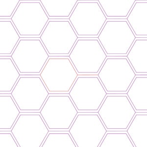 Easy Honeycomb - Digital Quilting Design for Longarm Quilting (Statler, Handiquilter, Innova, APQS)