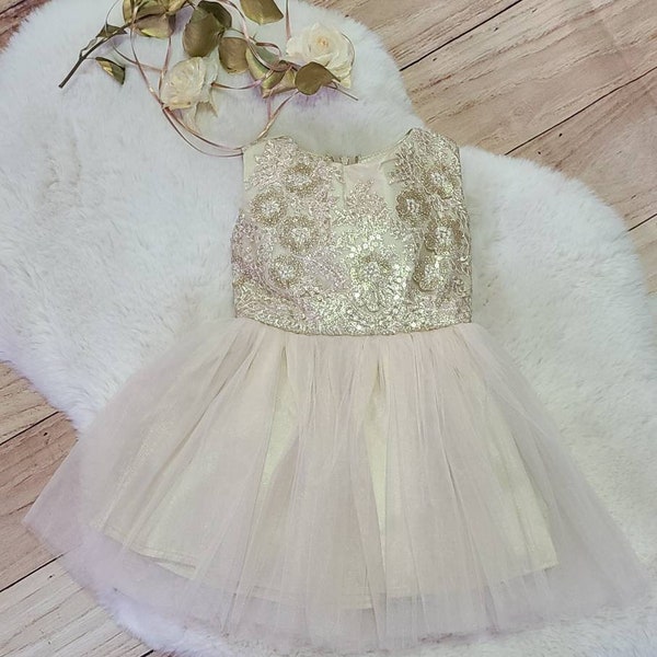 Gold Baby Dress Etsy