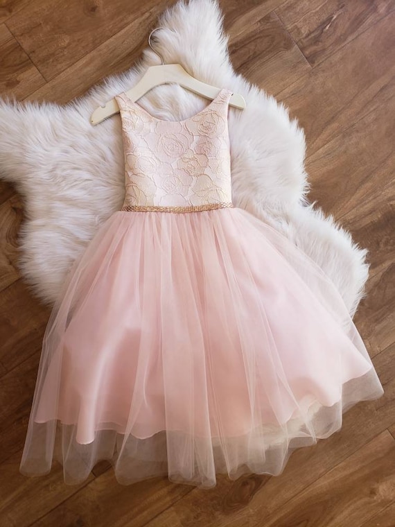 Beautiful Pink Dress for a Formal Event or Casual Event. Made of  