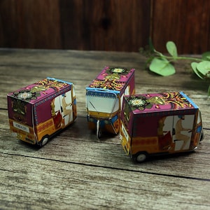 Cajas de regalo Rickshaw: empaque plano, llénelas y ensámblelas