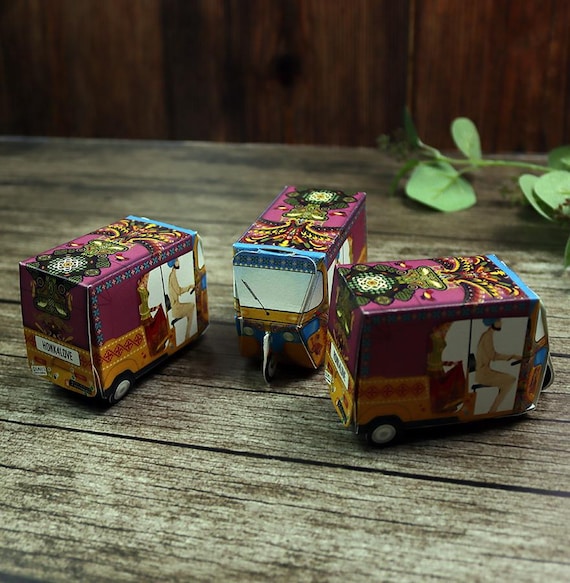 Rickshaw Favour Boxes: Flat Pack, Fill & Assemble