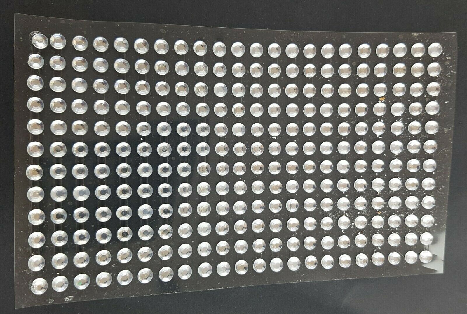 Anso Selbstklebende Strass-Aufkleber – Glitzersteine Aus Acryl Zum Basteln & Dekorieren (3 Mm, 1040 Stück, Schwarz)
