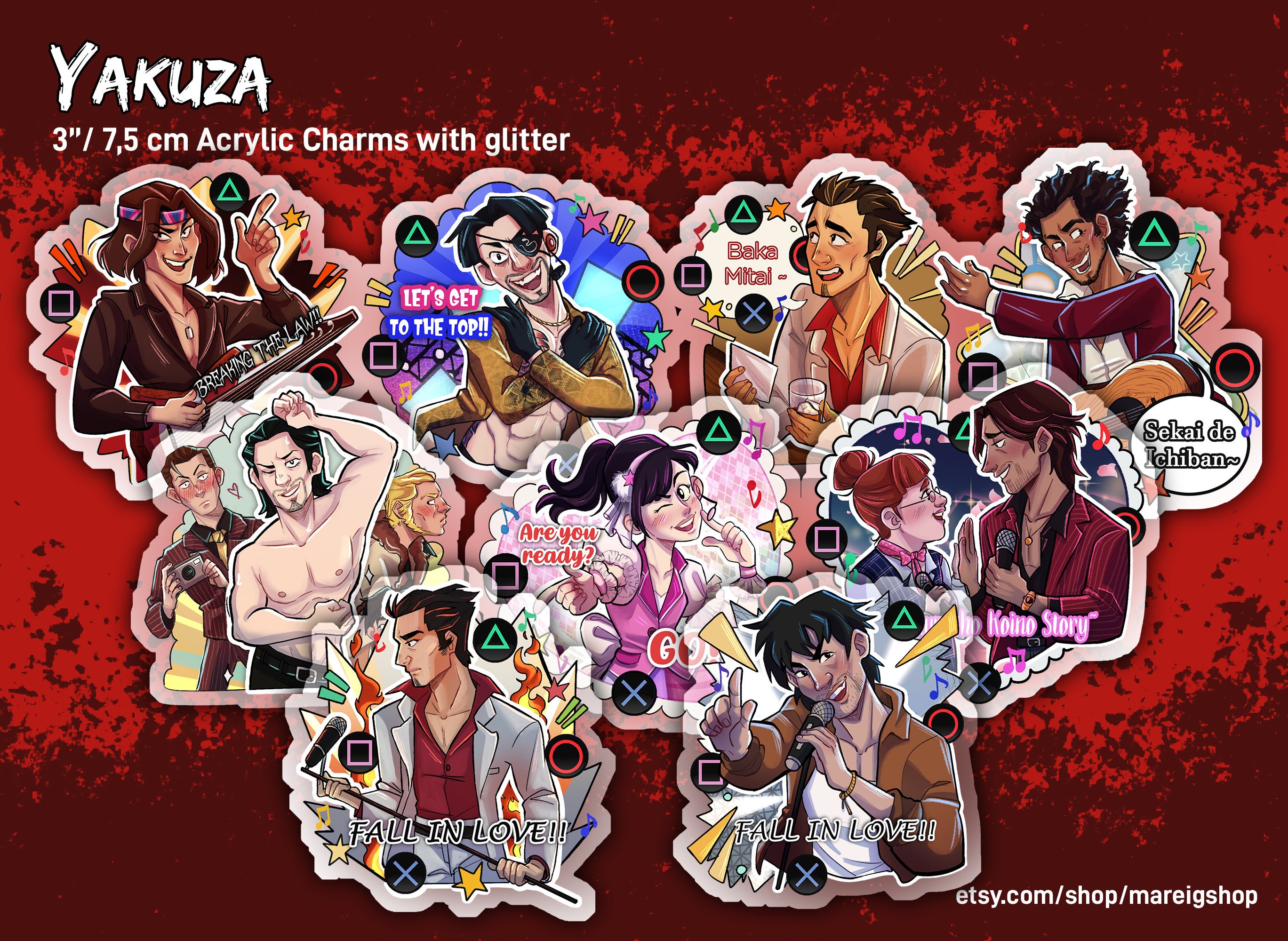 Yakuza Karaoke Charms 