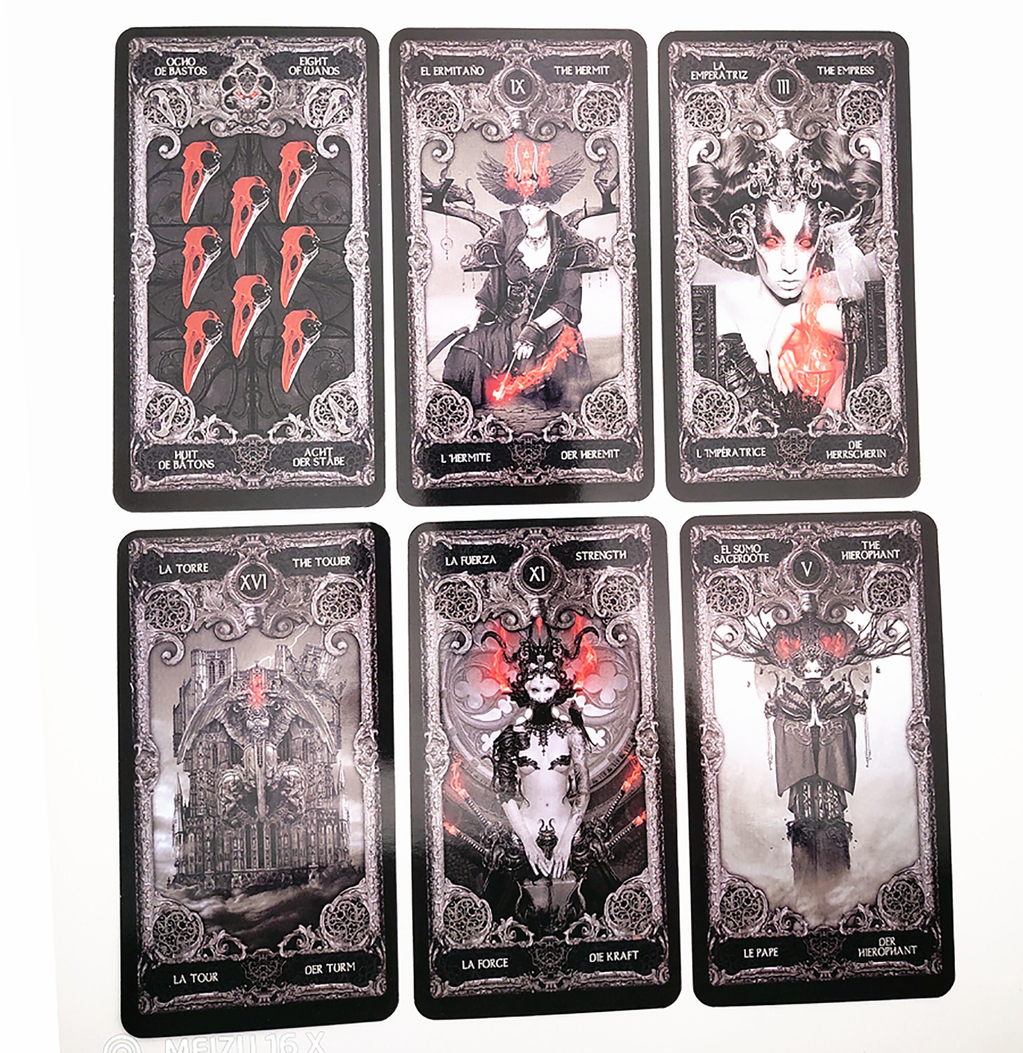 Tarot Of Dark XIII Deck Cards Tarot Game Tarot 78 Etsy