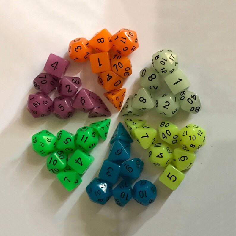 Party Dice Board Game Gift Dice Dnd Dice Set 7pcsset Luminous Dnd Dice Set Game Dice Polyhedral Dice Set Trpg Dice For Party Games Puzzles Toys Games Jewellerymilad Com