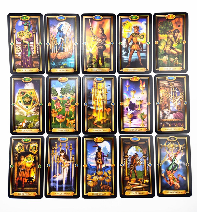 Original Tarot Karten Set - 78 Karten Mit Begleitbuch Auf Englisch
