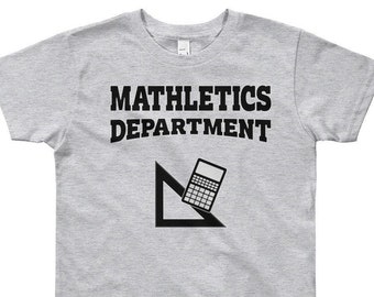 T-shirt pour enfants maths: Département de mathsletique. Drôle de chemise de retour à l’école pour les geeks de mathématiques et de science