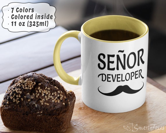 Kitchen & Dining Home & Living Señor Developer Coffee Mug Software ...