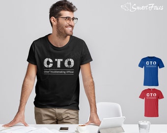 CTO: Chief Troublemaking Officer premium unisex t-shirt. Funny gift for mischief maker friend in your life.