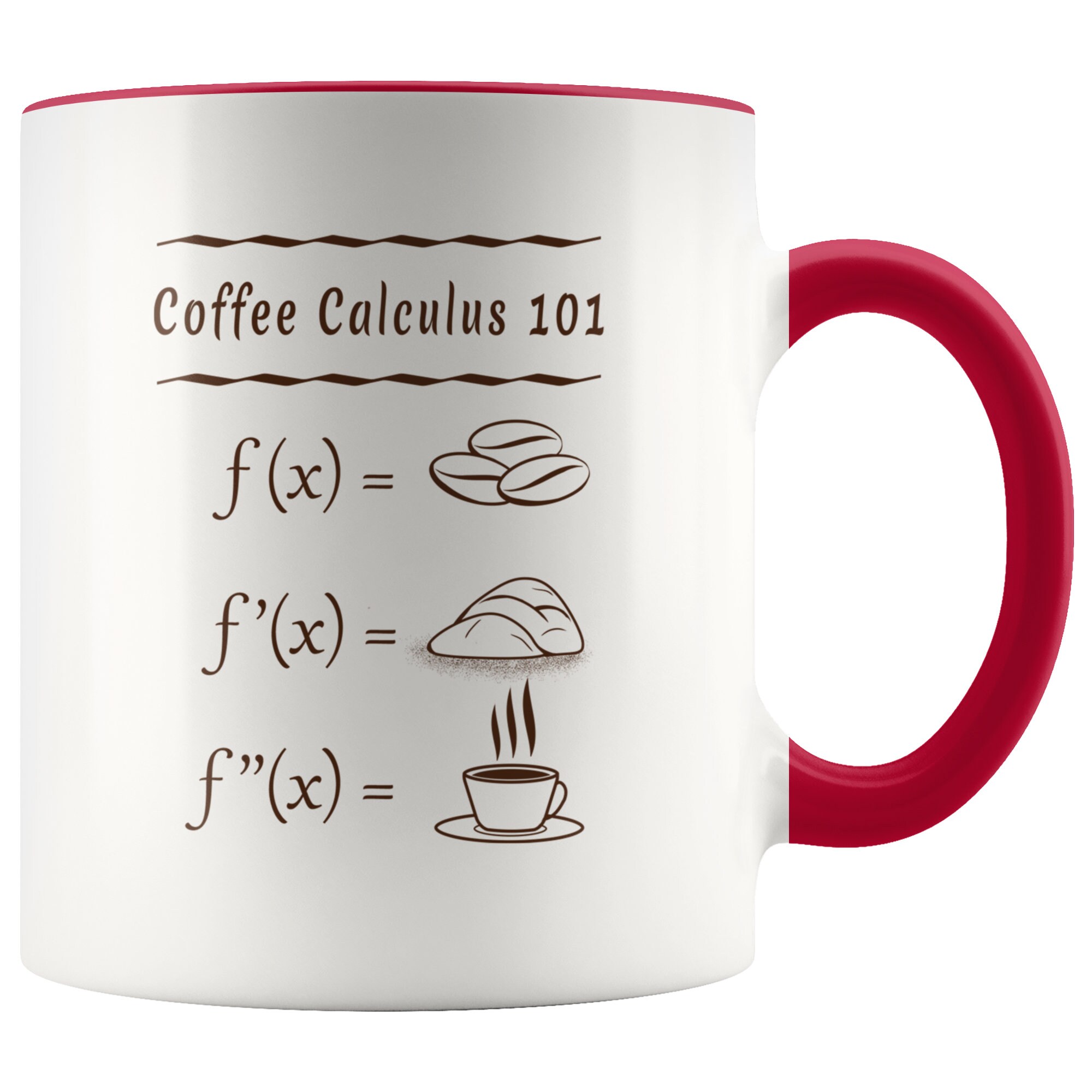 Funny Gift for Math Geeks: Coffee Calculus 101 Mug. Present for ...