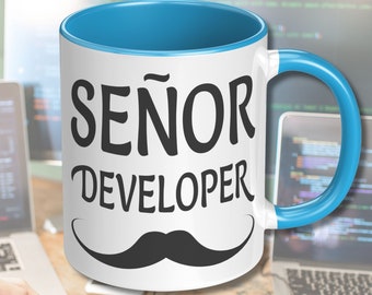 Señor Developer Coffee Mug - Gift for Computer Programmer, Software Engineer, App/Web Developer