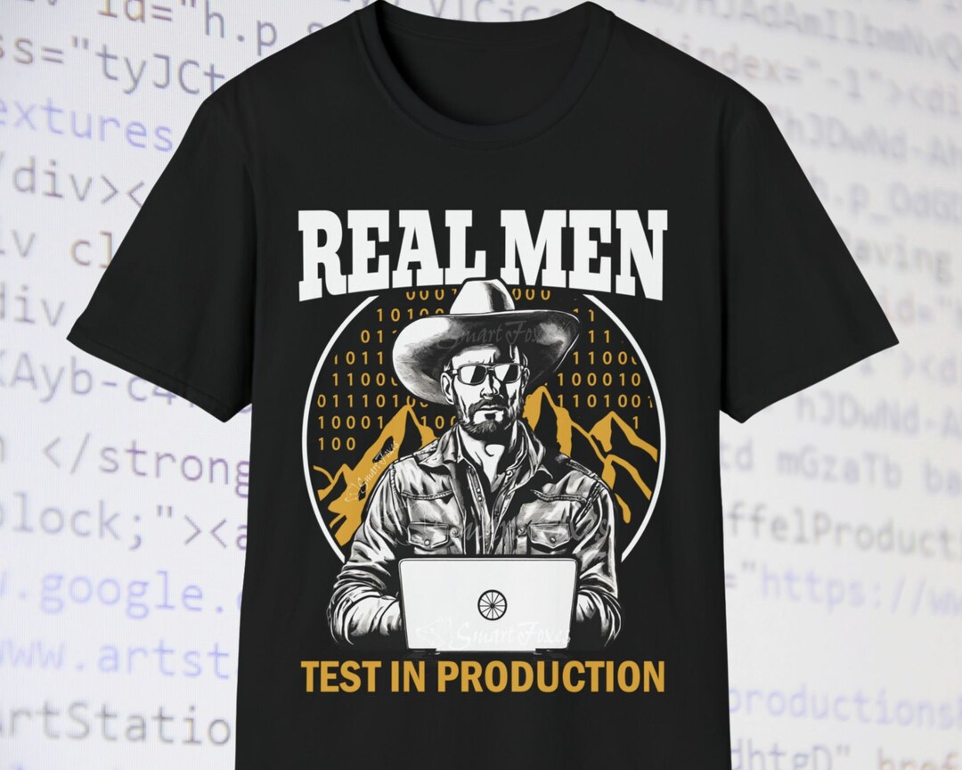 Programmer T-shirt - Funny Gift for Software Developers and Cowboy ...