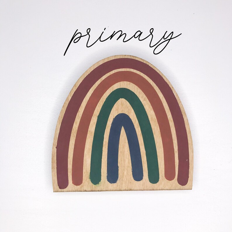 Boho Rainbow Shelf Sitters Nursery Shelf Decor Kids Room Etsy