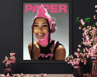 PAPER Magazine Coi Leray Poster – Instant Download – | Wall Art | Celeb Poster