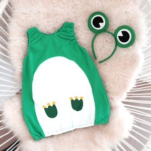 Disfraz de rana 100% algodón disfraz infantil M7Frosch