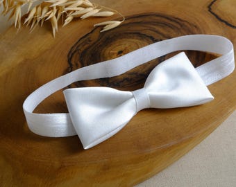 Satin Handmade Baby Headband Baptism Birthdays MS