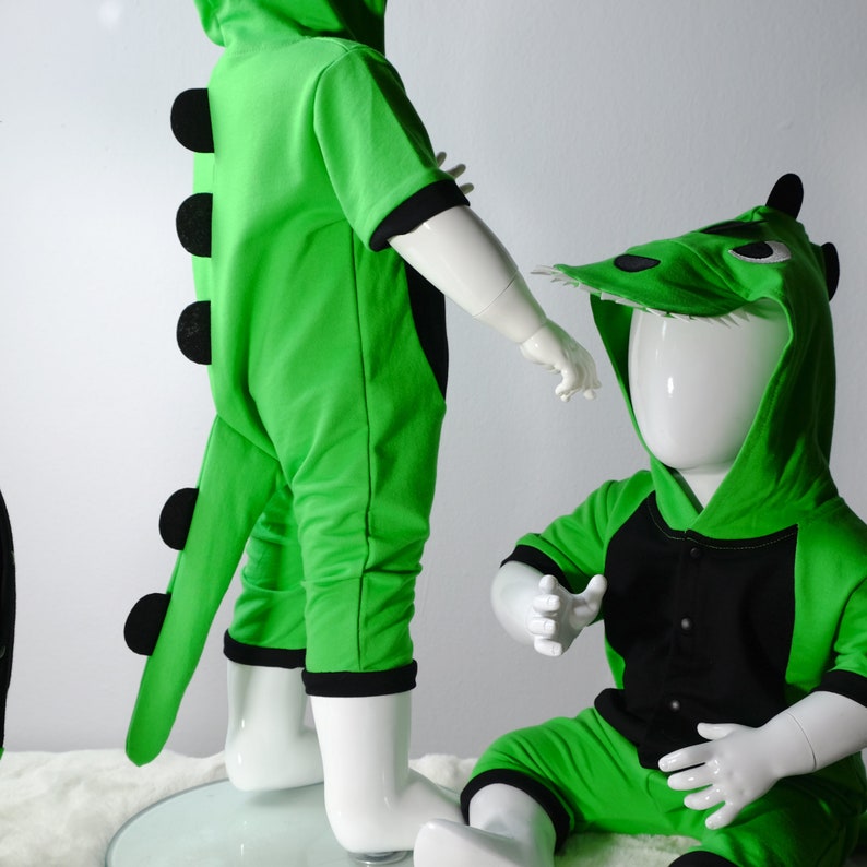 Costume de dinosaure en 100 % coton, costume pour enfant M4Dino image 9