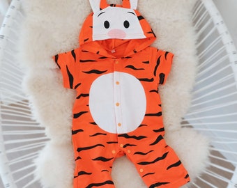 Costume da tigre in cotone 100% costume animale M4Tiger