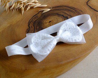 Handmade Baby Headband Baptism Birthdays Miia MS