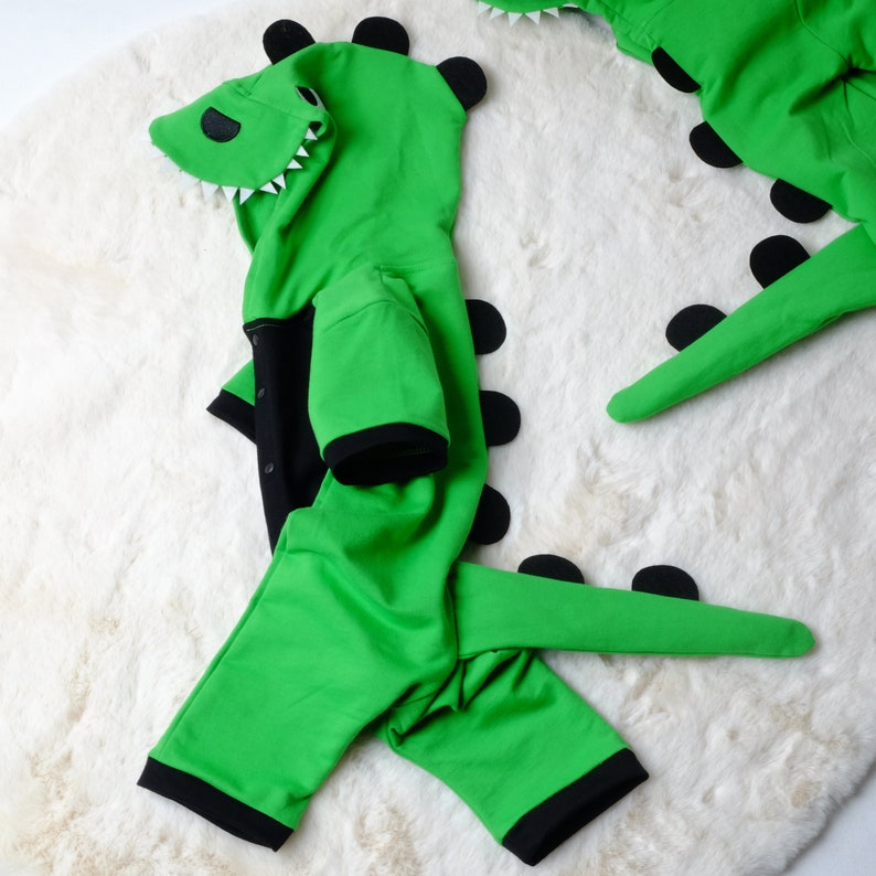 Costume de dinosaure en 100 % coton, costume pour enfant M4Dino image 1