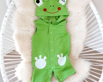 100% Cotton Frog Costume Children Carnival Mardi Gras M3Frosch
